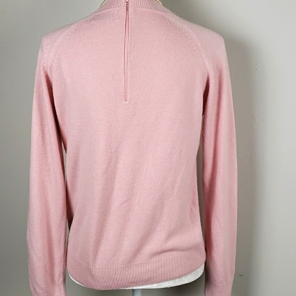 Studio Works Soft Pink Crew Neck Sweater Sm EUC - Picture 2 of 11